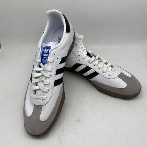 ADIDAS SAMBA OG WHITE/BLACK #B75806 US MEN'S SIZE 14
